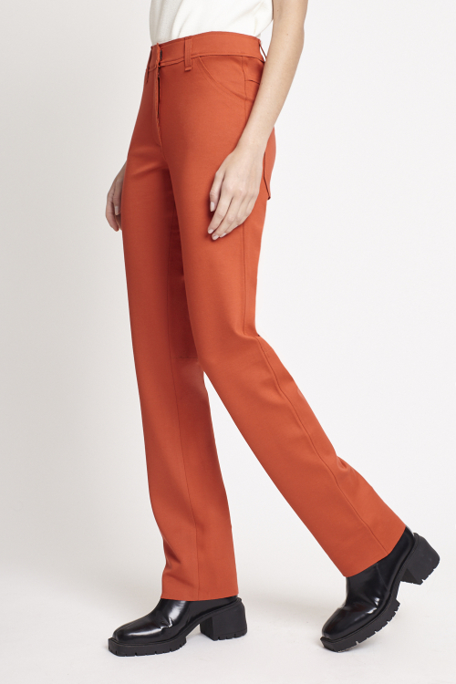 Fit — Calça Malha Dupla Perna Reta