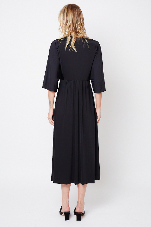 Fit — Vestido New Jersey Midi Amarração