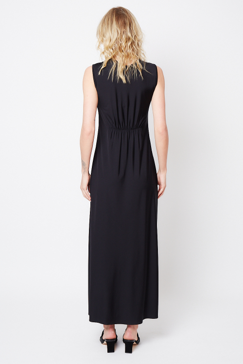 Fit — Vestido New Jersey Longo Viés