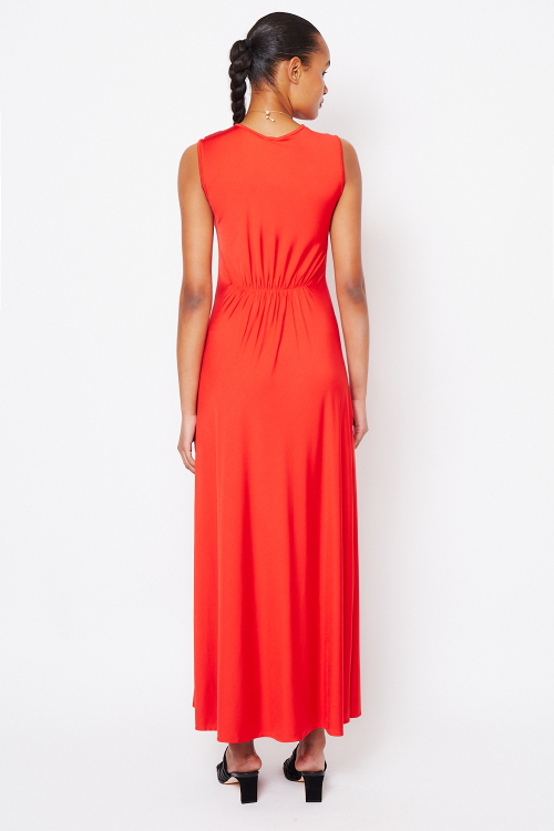 Fit — Vestido New Jersey Longo Viés