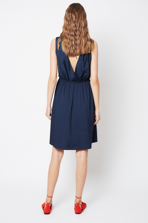 Fit — Vestido Tricoline Transpasse
