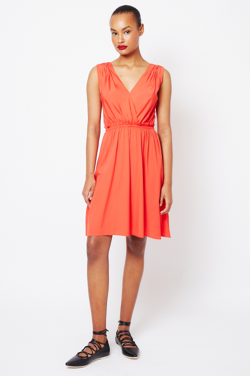 Fit — Vestido Tricoline Transpasse