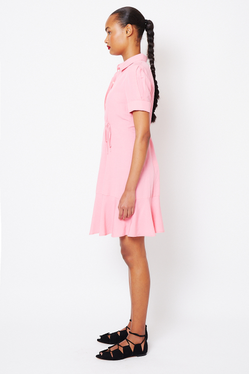Fit — Vestido Modal Com Linho Cintura Regulável