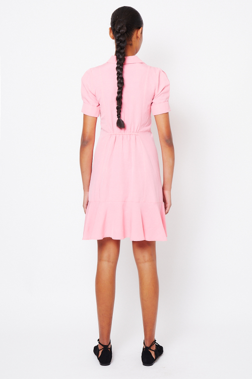 Fit — Vestido Modal Com Linho Cintura Regulável