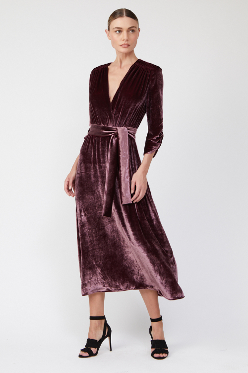 vestido veludo