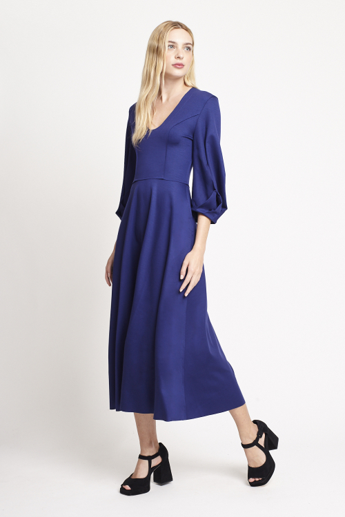 Fit — Vestido Duplo Leve Detalhe Manga