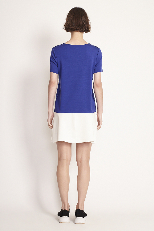 Fit — Blusa Malha Dupla Leve Com Cava