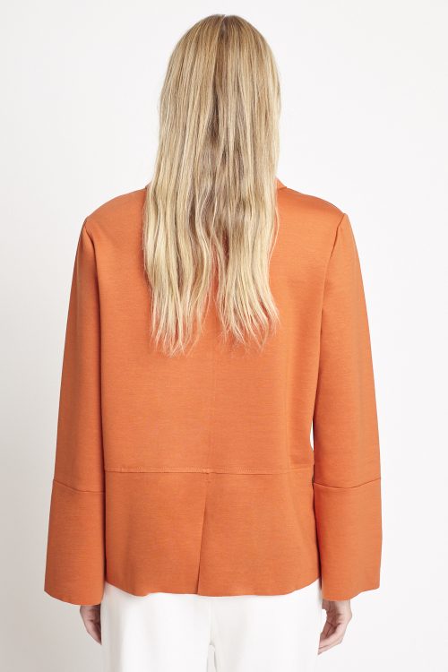 Fit — Blusa Duplo Leve Detalhe Na Manga