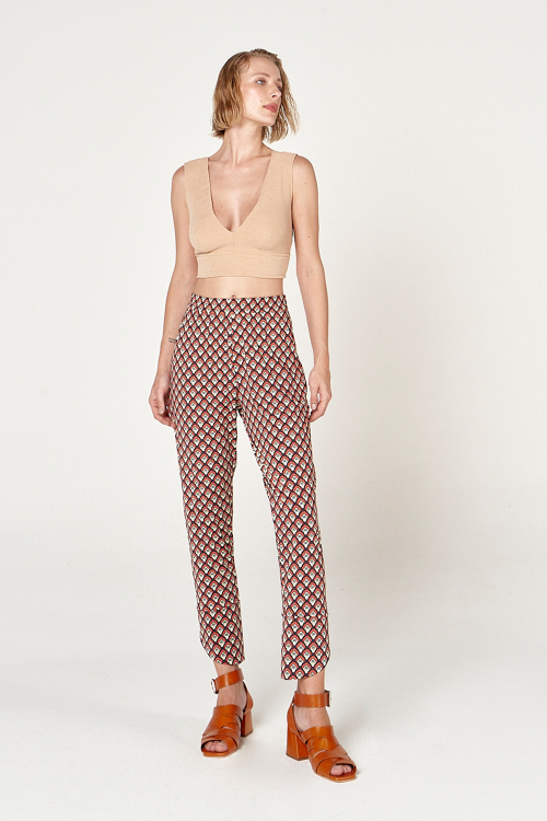 Fit — Blusa Bouclê Cropped Com Pala