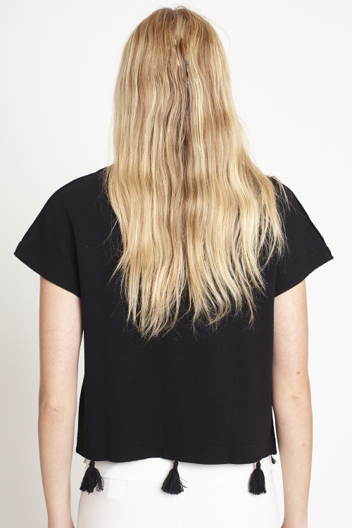 Fit — Blusa Bouclê Com Borlas