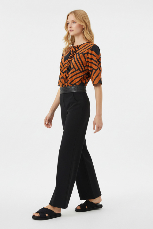 Fit — Blusa Jersey Est Grafismo De Palha