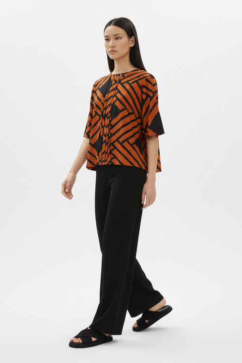 Fit — Blusa Jersey Est Grafismo De Palha