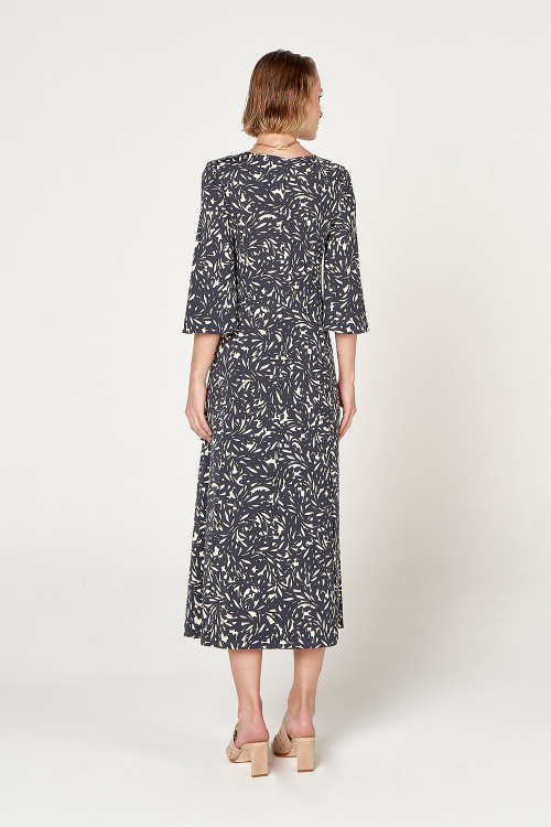 Fit — Vestido Jersey Est Floresta Com Cordão