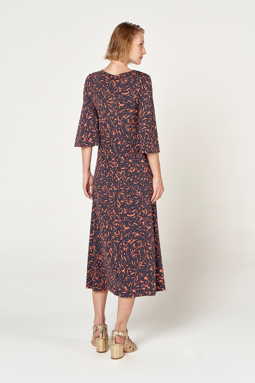 Fit — Vestido Jersey Est Floresta Com Cordão