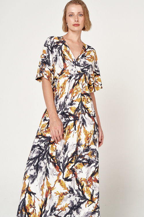 Fit — Kaftan Jersey Est Algas Decote V