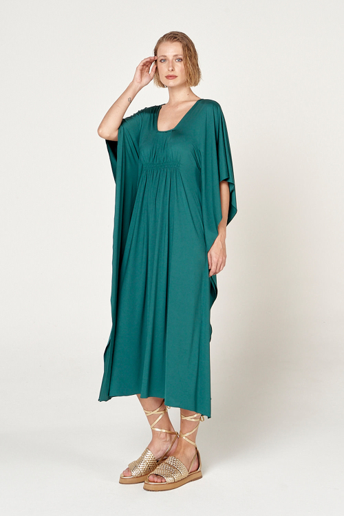 Fit — Kaftan New Jersey Lastex Decote
