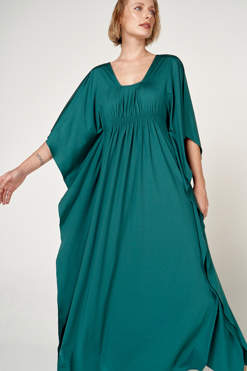 Fit — Kaftan New Jersey Lastex Decote