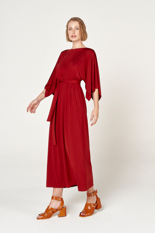 Fit — Vestido New Jersey Macramê Costas