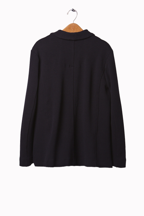 Fit — Blazer Malha Dupla Bouclê
