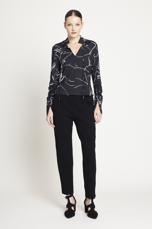 blusa jersey linhas
