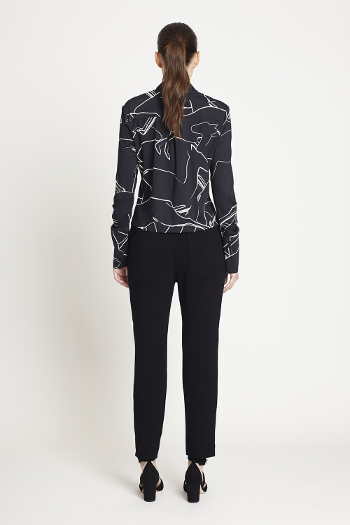 Fit — Blusa Jersey Linhas