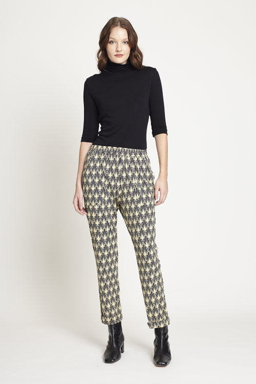 blusa malha tricô gola alta