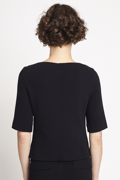 Fit — Blusa Bouclê Decote V