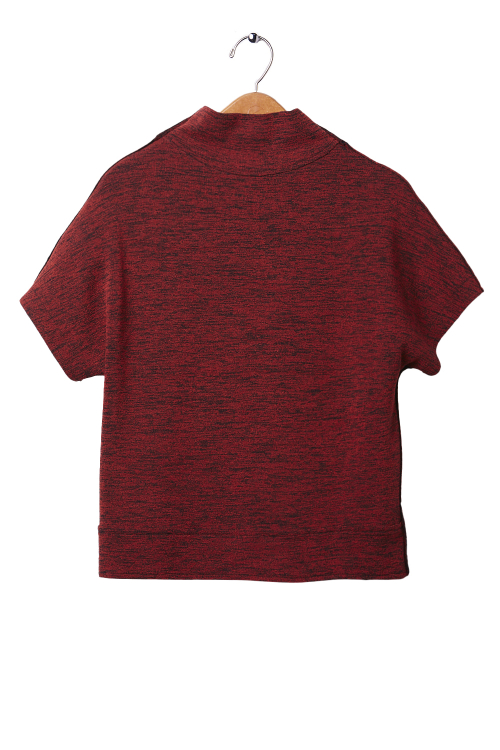 Fit — Blusa Bouclê Mescla Recortes