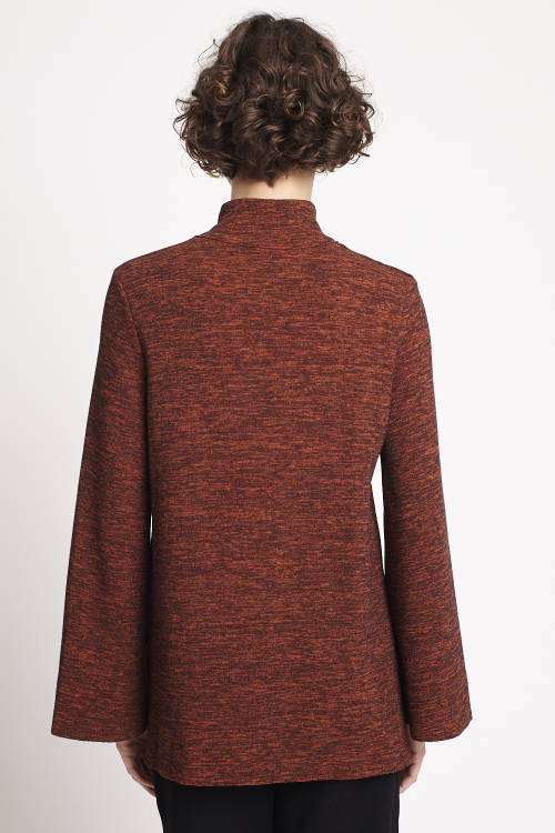 Fit — Blusa Bouclê Mescla Manga Longa