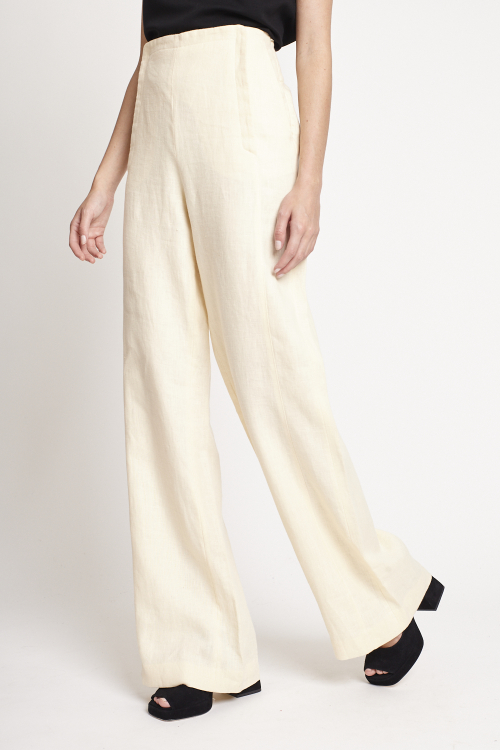 Fit — Calça Linho Encorpado Marinheiro
