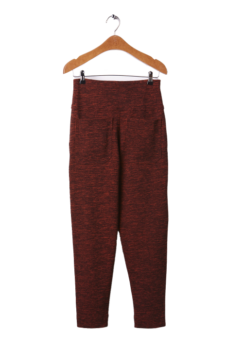 Fit — Calça Bouclê Mescla Cintura Alta