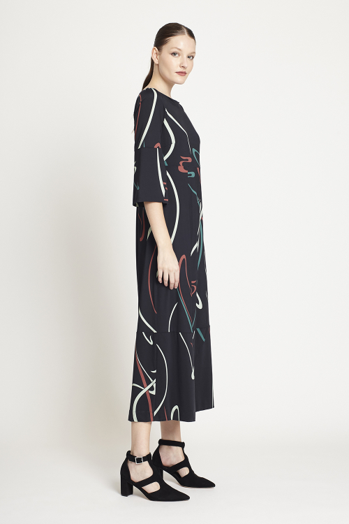 Fit — Vestido Jersey Fitas