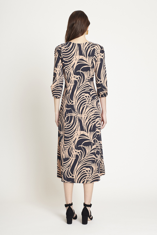 Fit — Vestido Jersey Plumas