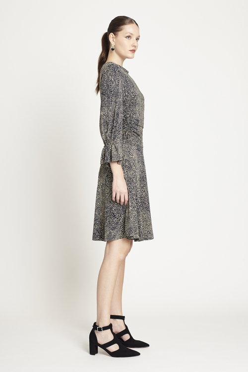 Fit — Vestido Jersey Pavão