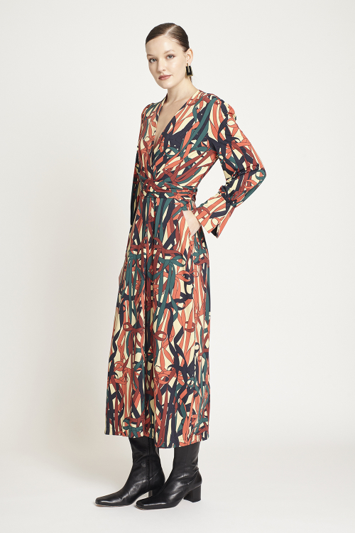 Fit — Vestido Jersey Laços