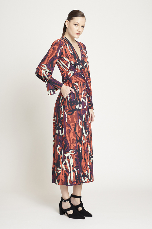 Fit — Vestido Jersey Laços
