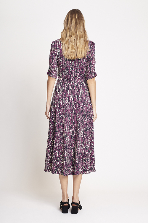 Fit — Vestido Jersey Textura Vertical