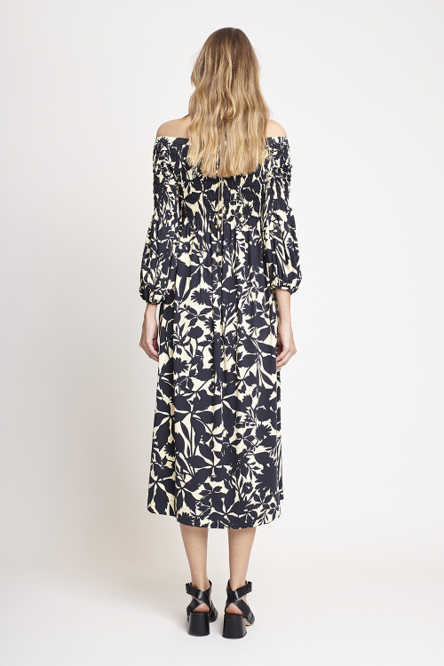 Fit — Vestido Jersey Flores Folk