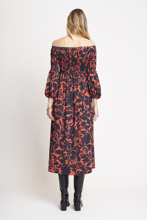 Fit — Vestido Jersey Flores Folk