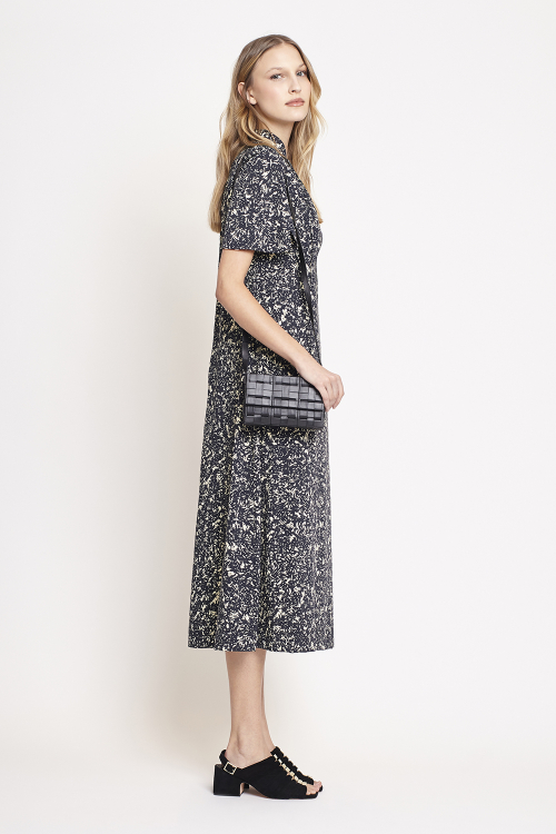 Fit — Vestido Jersey Textura Flocos