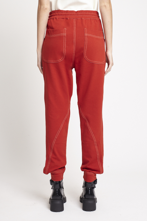 Fit — Calça Moletom Pespontado