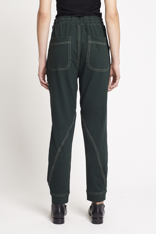 Fit — Calça Moletom Pespontado