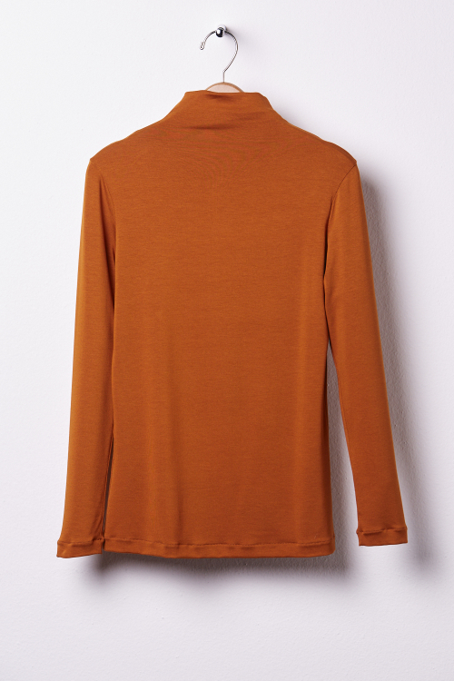 Fit — Blusa Malha Modal Manga Longa