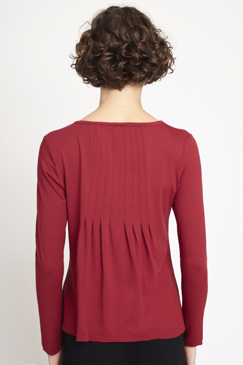 Fit — Blusa Viscose Prega Nas Costas