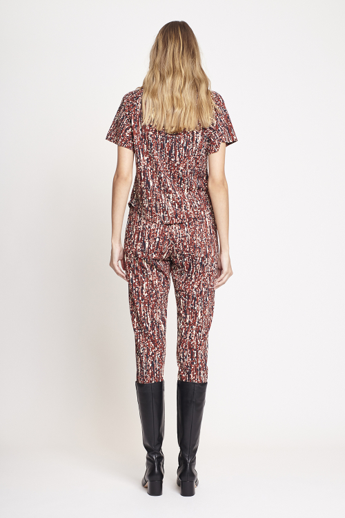 Fit — Calça Jersey Textura Vertical