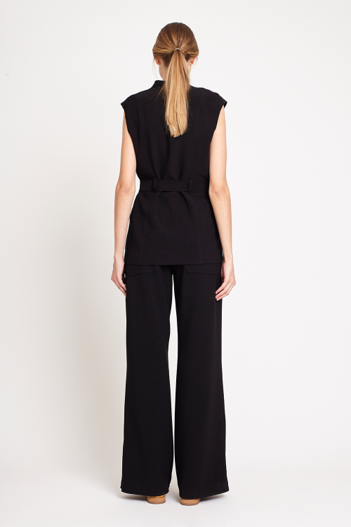 Fit — Calça Malha Crepe Pantalona