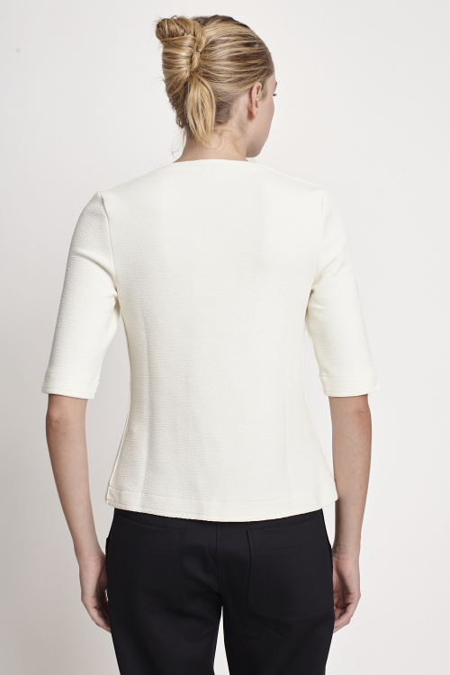 Fit — Blusa Malha Dupla Bouclê