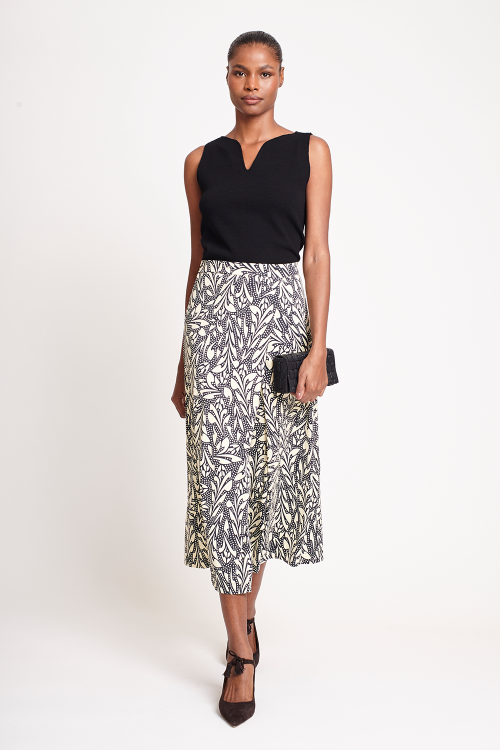 Fit — Saia Jersey Estampa Arabescos