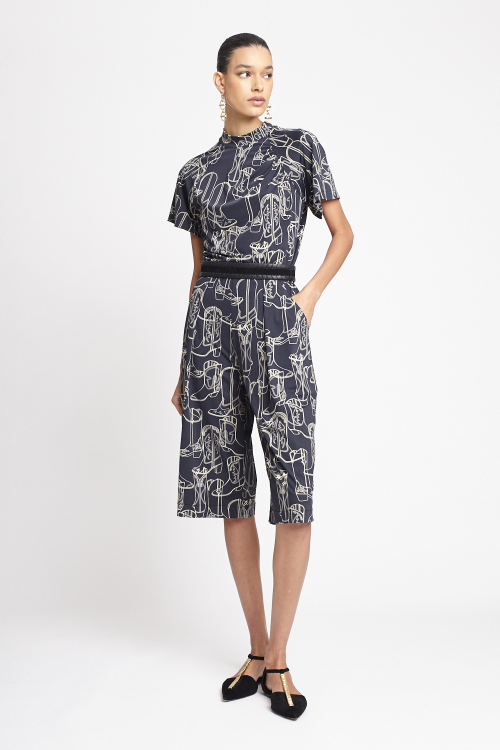 blusa jersey estampa botas