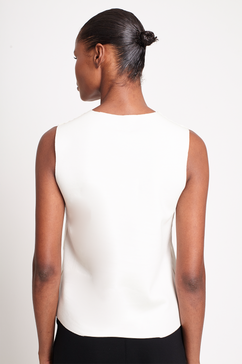 Fit — Blusa Duplo Leve Silk Pesponto Floral